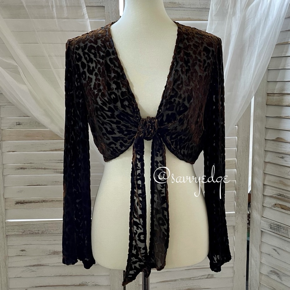 All Day Divine Velvet Burnout Top main image 0